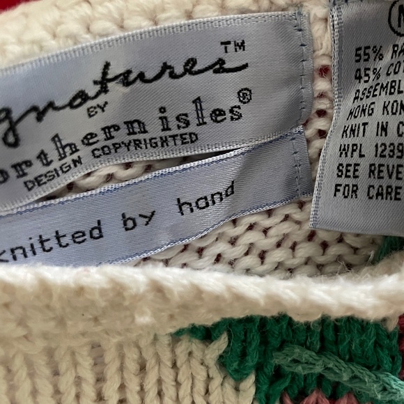 Hand knit sweater - Picture 4 of 5